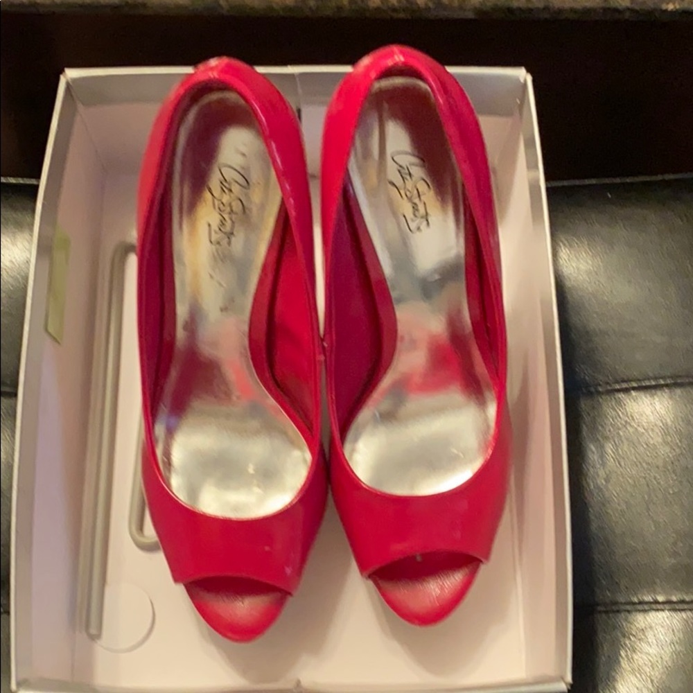 Dark Berry City Streets High Heels